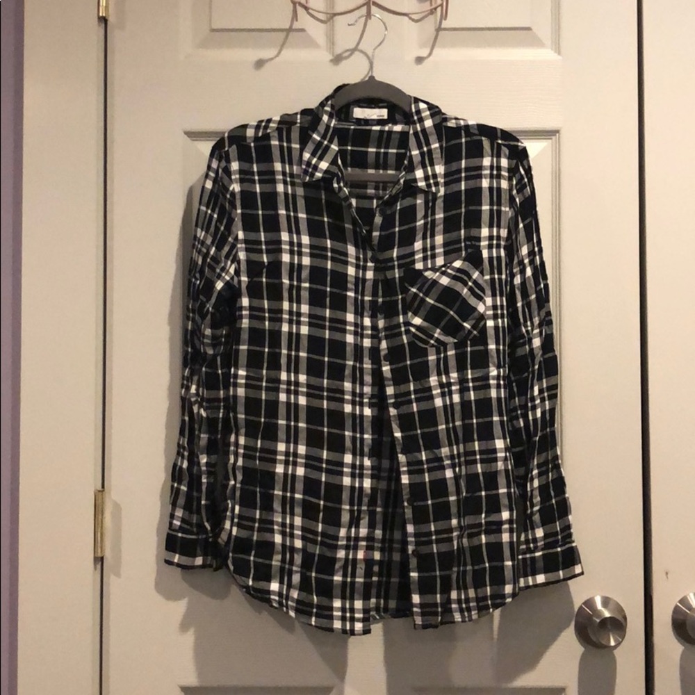 Plaid button up